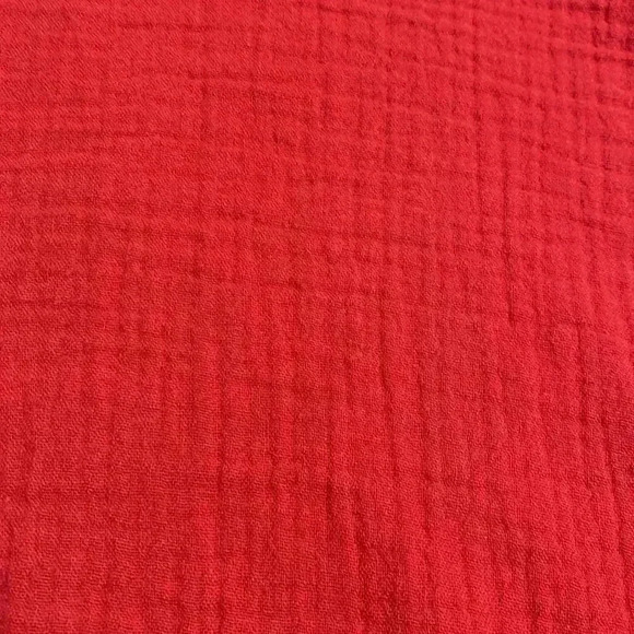 Universal Threads Red Gauzy Bell Sleeve Top Shirt in Size Large. Sloughed Cotton - Picture 7 of 10